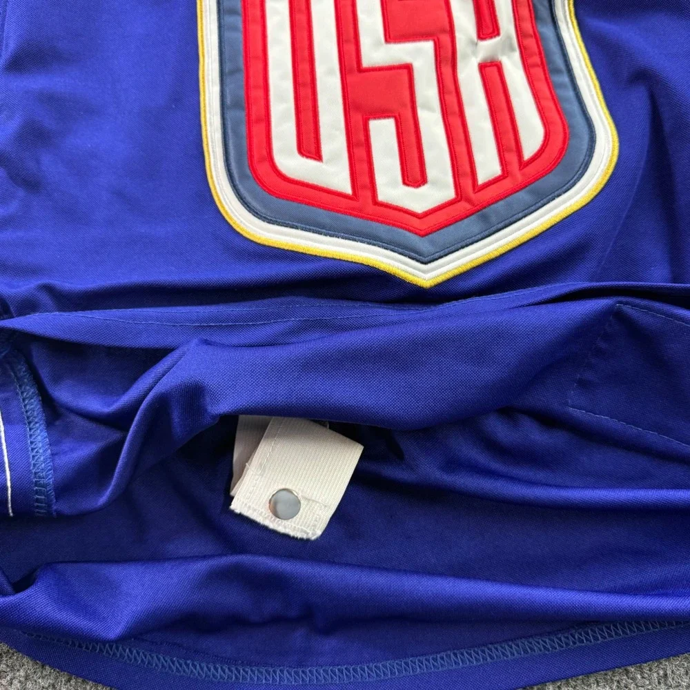 Adidas USA Hockey Jersey Patrick Kane 88 2016 World Cup WCH Blue Mens Large L